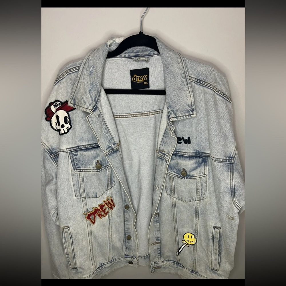 Drew House trucker Denim Jacket Justin Bieber